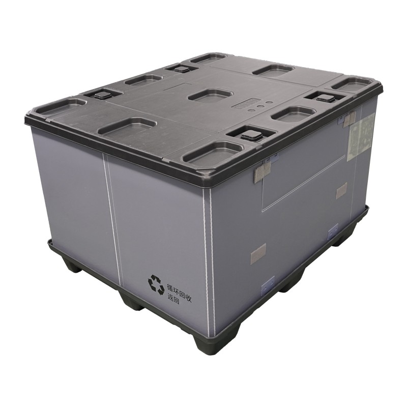 天地盖塑料围板箱